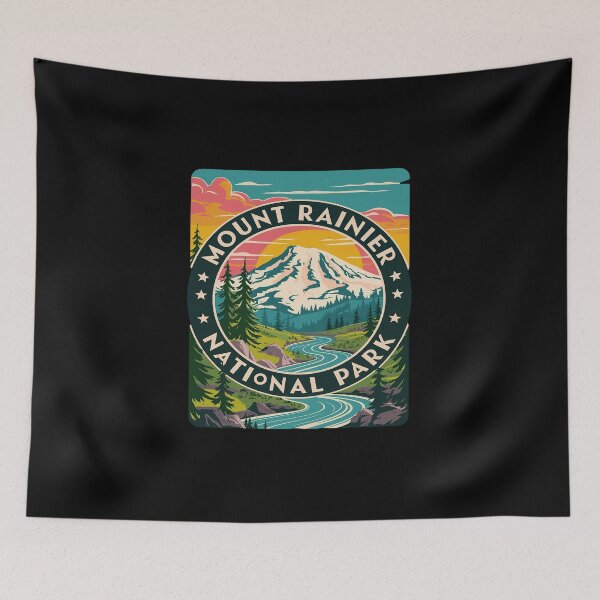 Item preview, Womens Mount Rainier National Park Hiking Camping Outdoor designed and sold by DigitaldeligArt.