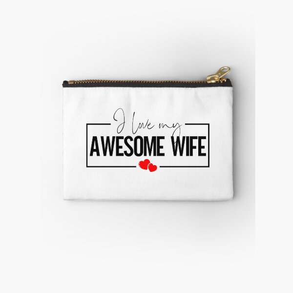 Item preview, I Love My Avesome Wife - Perfect Love Typography Gift, B designed and sold by HGstudioDesign.