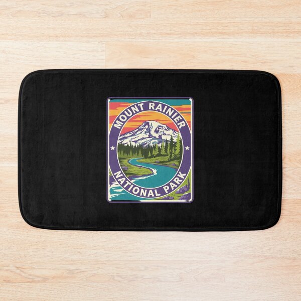 Item preview, Womens Retro Mount Rainier National Park Hiking Camping Outdoor  designed and sold by SyntaxClaw.