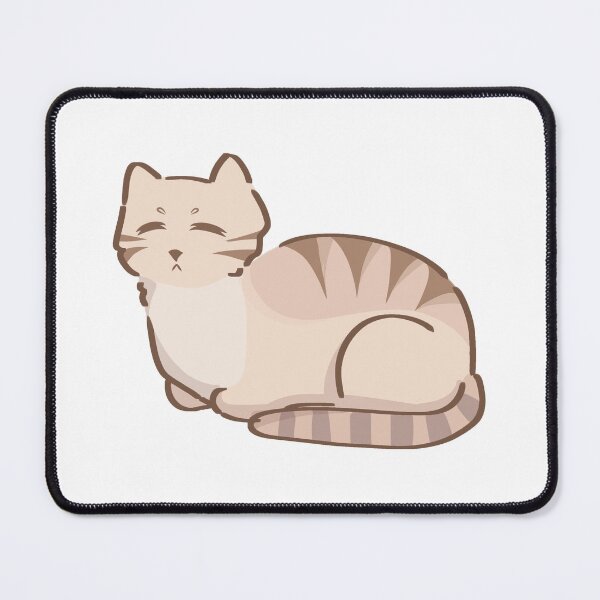 Item preview, Beige brown striped chibi cat designed and sold by Silk-Designs.