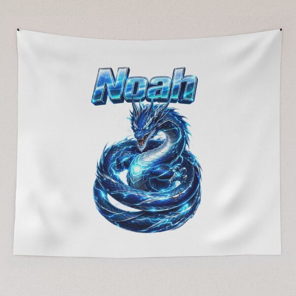 Item preview, Noah Year of the Dragon Eastern Zodiac Dragon Power Strength Design designed and sold by AlexLineArt.