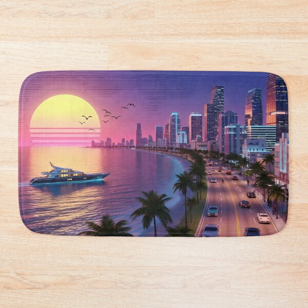 Item preview, Miami retro designed and sold by RadiantGraphics.