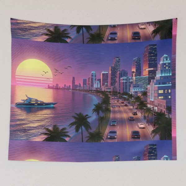 Item preview, Miami retro designed and sold by RadiantGraphics.