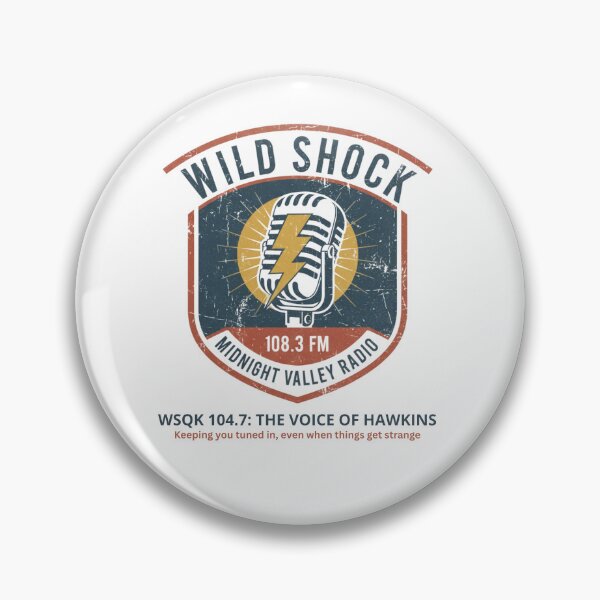 Item preview, WSQK 104.7: Midnight Valley Radio – The Voice of Hawkins designed and sold by Vantage Print Co..