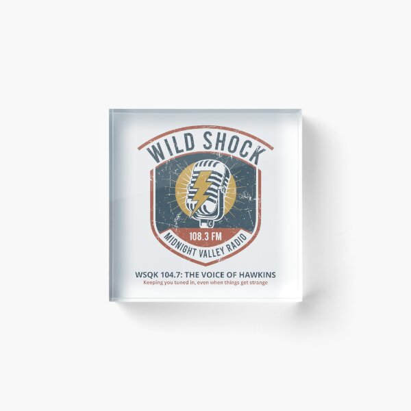 Item preview, WSQK 104.7: Midnight Valley Radio – The Voice of Hawkins designed and sold by Vantage Print Co..