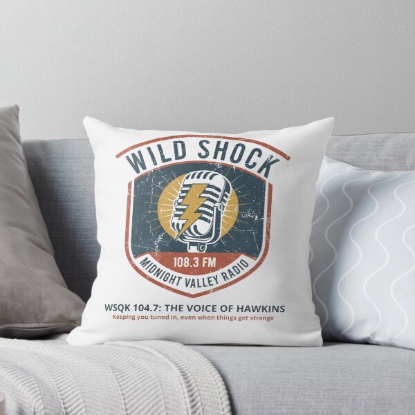 Item preview, WSQK 104.7: Midnight Valley Radio – The Voice of Hawkins designed and sold by Vantage Print Co..