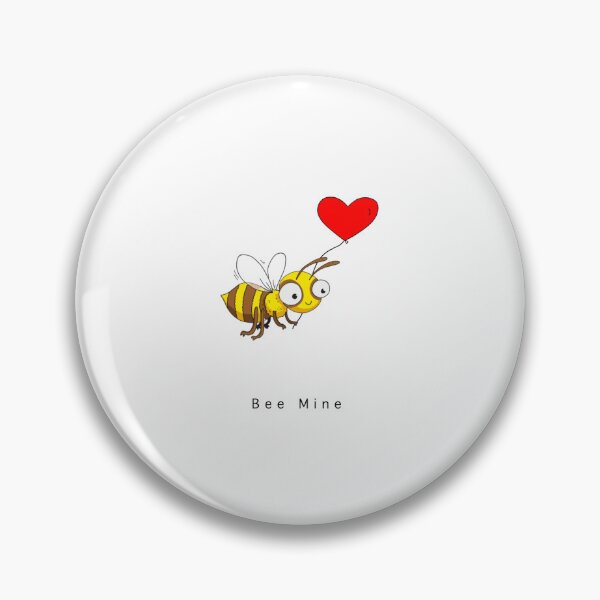 Item preview, Bee Mine, Valentines illustration designed and sold by By The Moon.