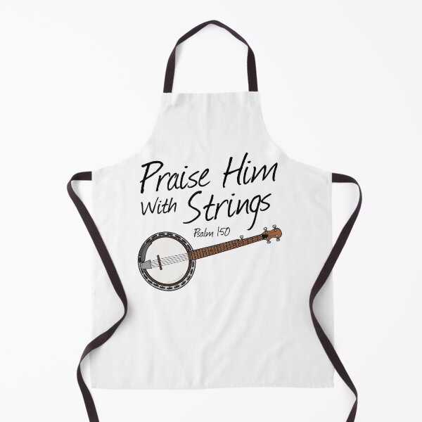 Item preview, Banjo, Praise Him With Strings, Church Banjoist Musician designed and sold by doodlerob.
