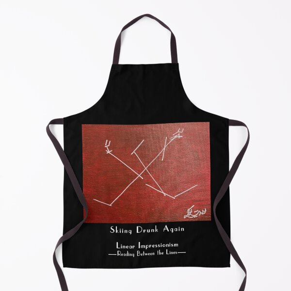 Item preview, Skiing Drunk Again designed and sold by Linear Impressionism.