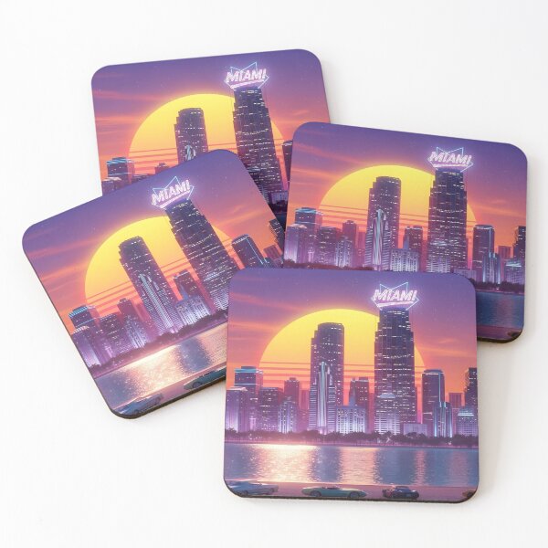 Item preview, Miami retro designed and sold by RadiantGraphics.