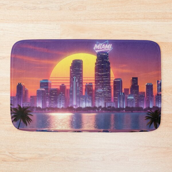 Item preview, Miami retro designed and sold by RadiantGraphics.