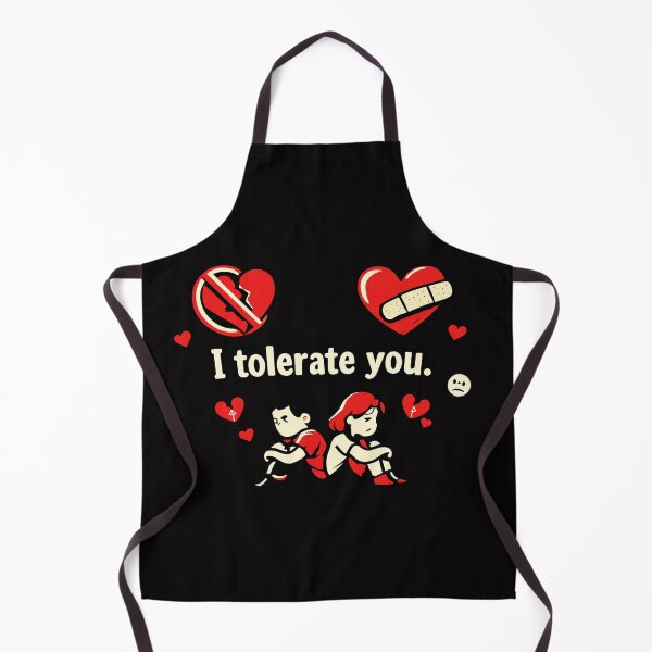 Item preview, I Tolerate You – Anti-Valentine Graphic designed and sold by FrameFlow.