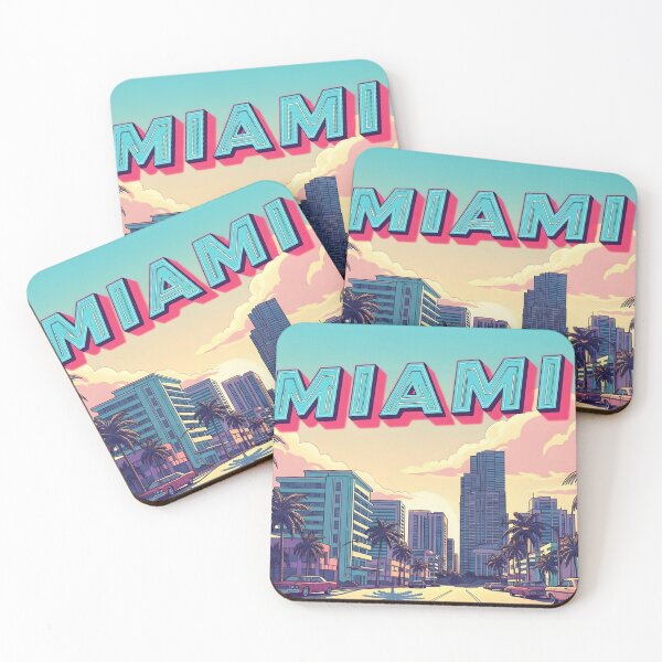 Item preview, Miami retro designed and sold by RadiantGraphics.