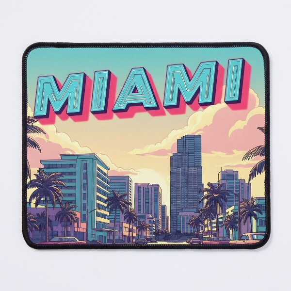 Item preview, Miami retro designed and sold by RadiantGraphics.