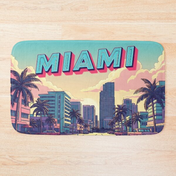 Item preview, Miami retro designed and sold by RadiantGraphics.
