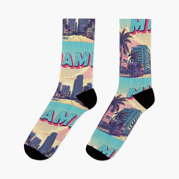Item preview, Miami retro designed and sold by RadiantGraphics.