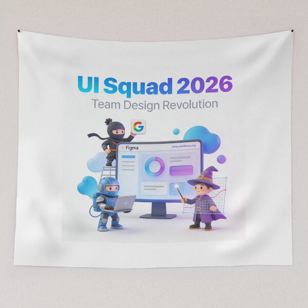 Item preview, UI Squad 2026 - Team Design Revolution Poster designed and sold by Vinaybharadwaj.