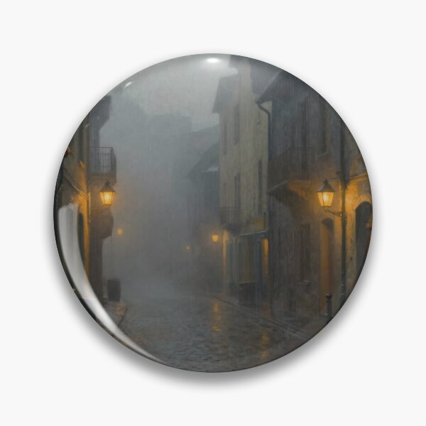 Item preview, Rainy Night in Old Town – Fog, light and quiet alleys full of urban poetry designed and sold by FotoworldEdel.