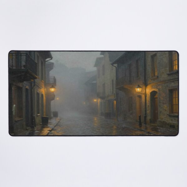 Item preview, Rainy Night in Old Town – Fog, light and quiet alleys full of urban poetry designed and sold by FotoworldEdel.