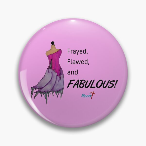 Item preview, Frayed, flawed and fabulous designed and sold by REZISTbyDeeJae.