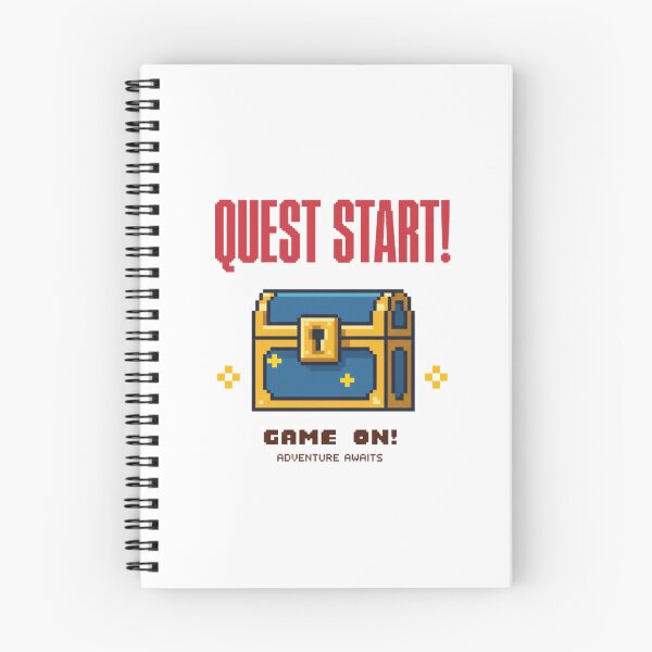 Item preview, Quest Start Treasure Chest — Retro Gaming 8-Bit Adventure designed and sold by Colorful-Garden.