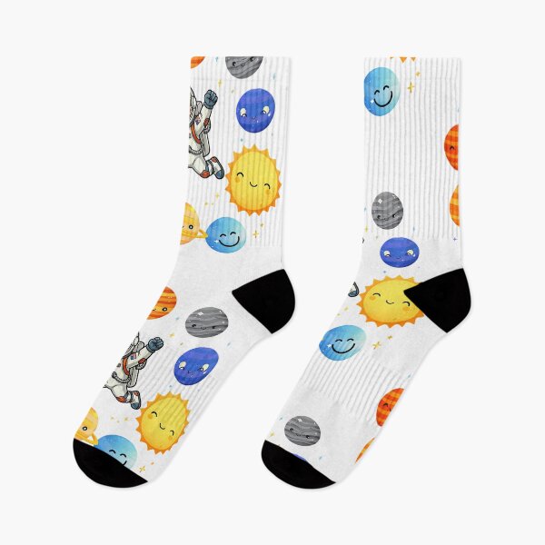 Item preview, Beak Bros Junior Solar System Adventure Cute Astronaut & Happy Planets designed and sold by BeakBros.