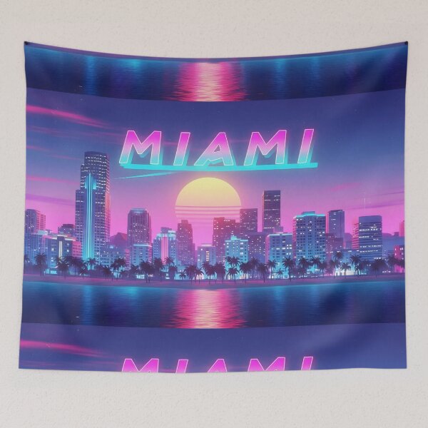 Item preview, Miami retro designed and sold by RadiantGraphics.