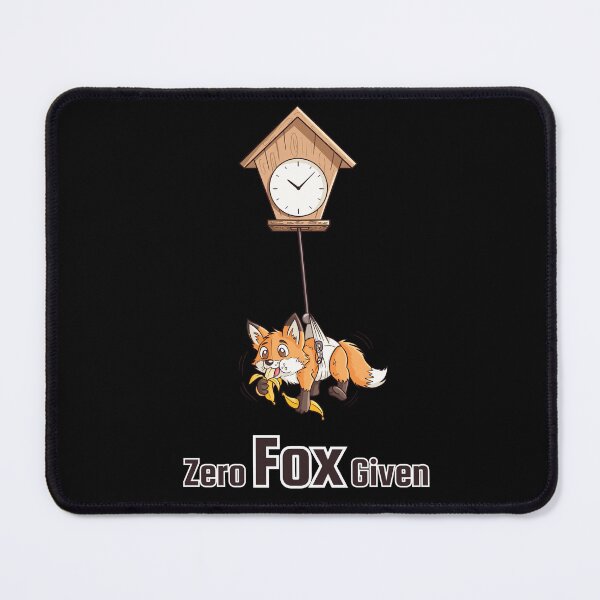 Item preview, Zero Fox Given - Cute Fox Eating Bananas on Pendulum Clock designed and sold by Turiva.