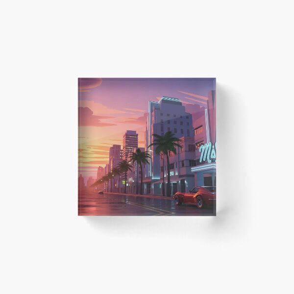 Item preview, Miami retro style  designed and sold by RadiantGraphics.