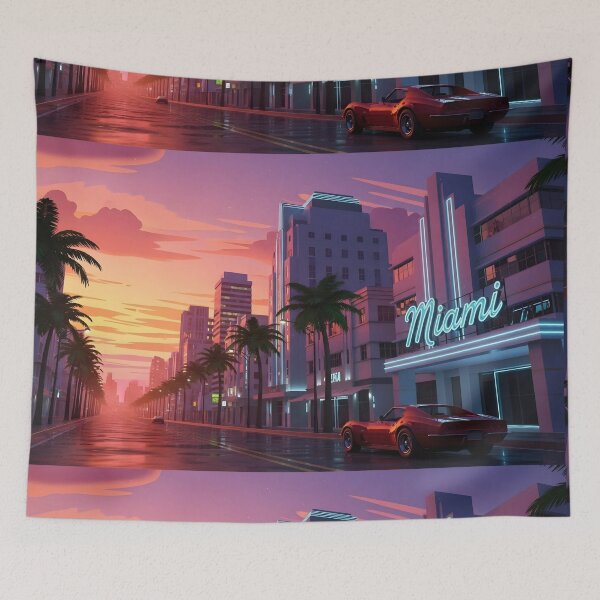 Item preview, Miami retro style  designed and sold by RadiantGraphics.
