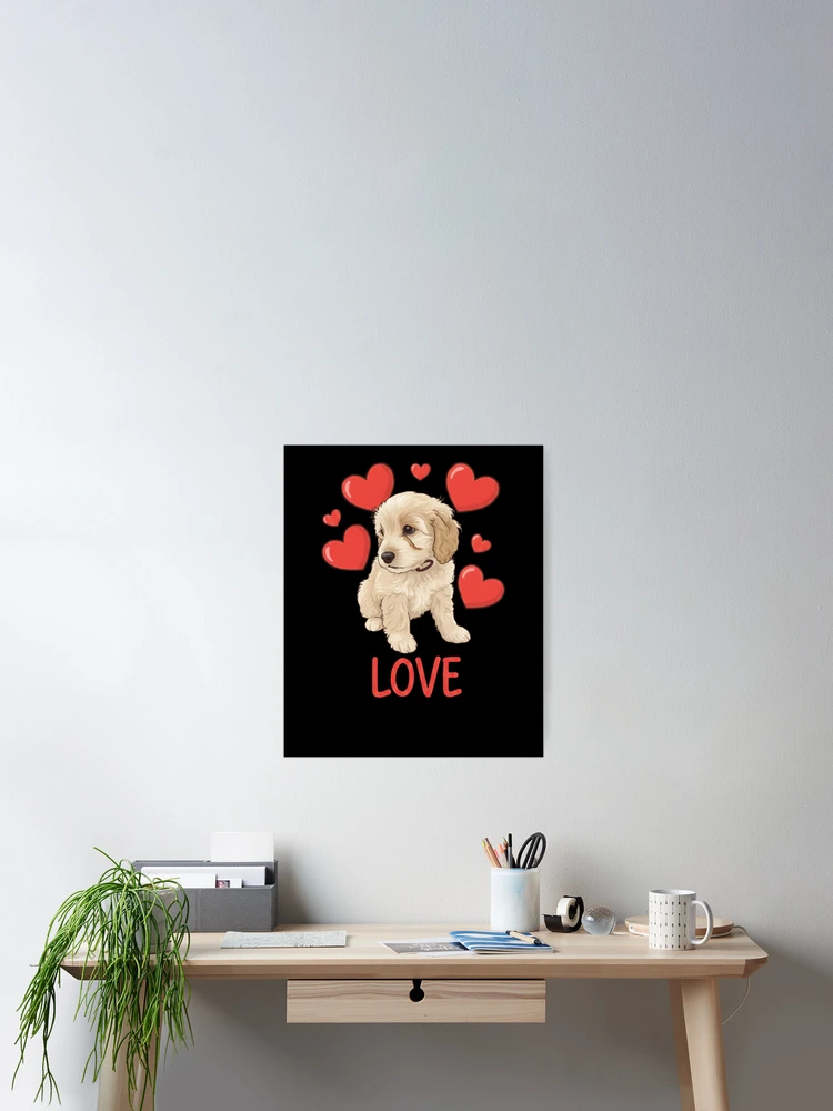 Thumbnail 2 of 3, Poster, Cockapoo Love designed and sold by RNTStudio.