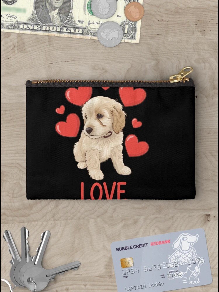 Thumbnail 3 of 4, Zipper Pouch, Cockapoo Love designed and sold by RNTStudio.