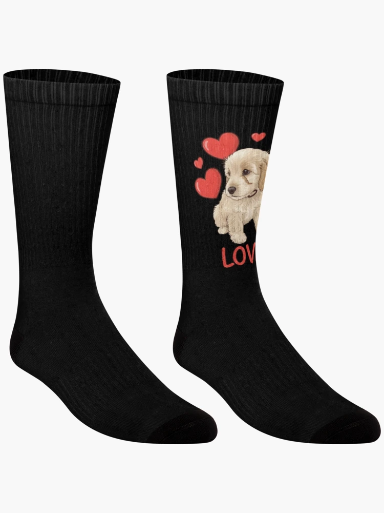 Thumbnail 3 von 5, Socken, Cockapoo-Liebe designt und verkauft von RNTStudio.