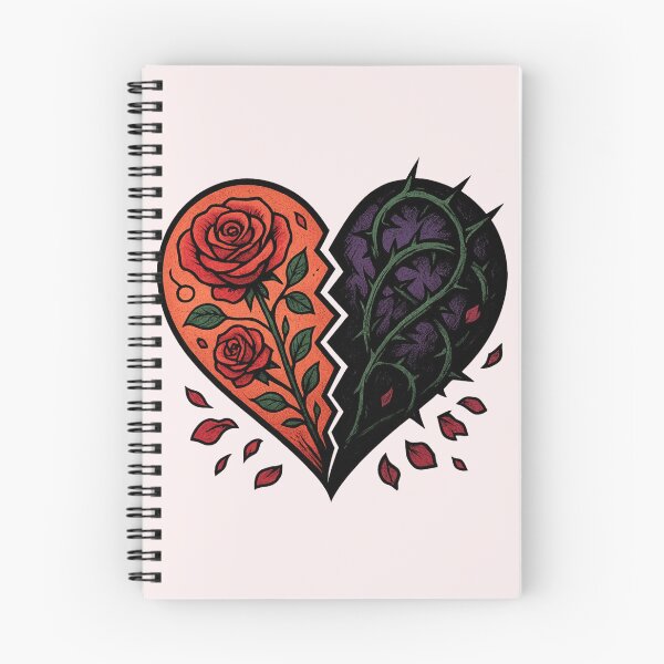 Item preview, Heart Rose and Thorn Art designed and sold by Planetporridge.