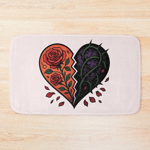 Item preview, Heart Rose and Thorn Art designed and sold by Planetporridge.