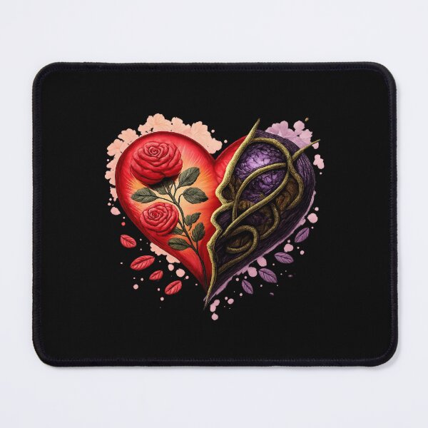 Item preview, Heart Rose and Thorn Artwork designed and sold by Planetporridge.