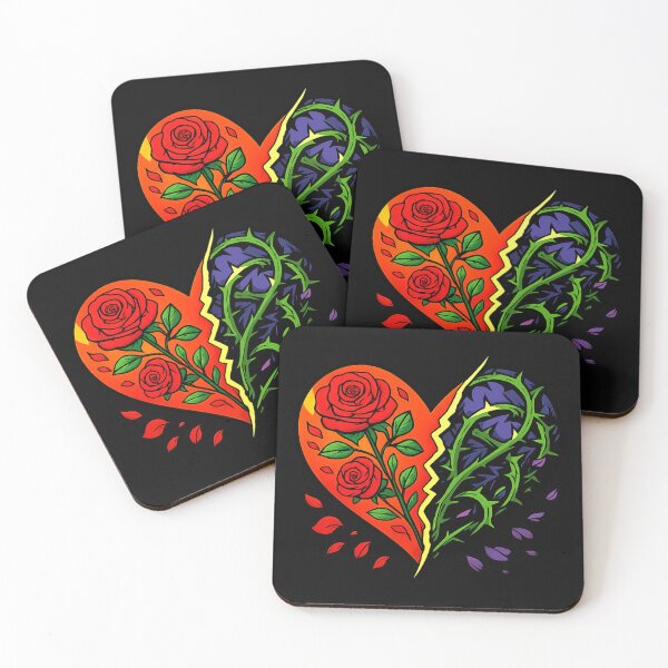 Item preview, Heart Rose and Thorn Design designed and sold by Planetporridge.