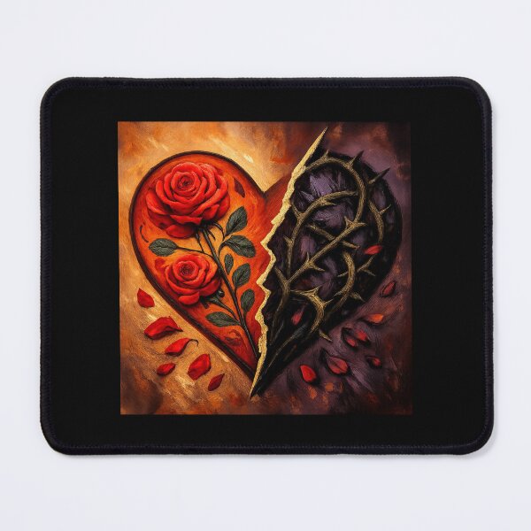 Item preview, Heart Rose and Thorn Graphic designed and sold by Planetporridge.