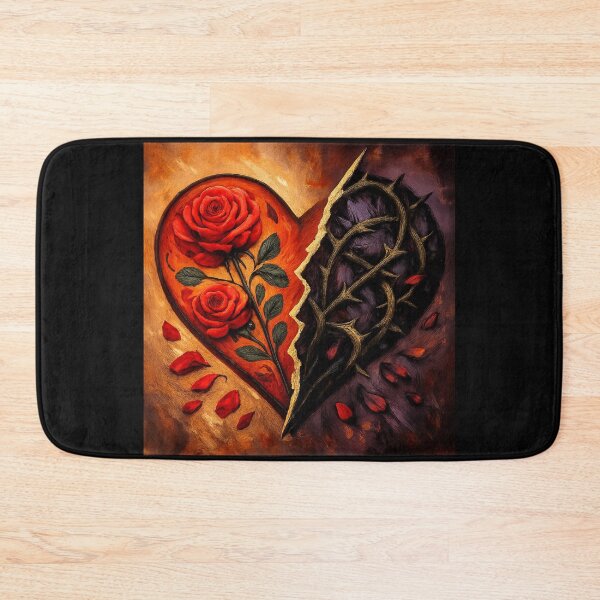 Item preview, Heart Rose and Thorn Graphic designed and sold by Planetporridge.