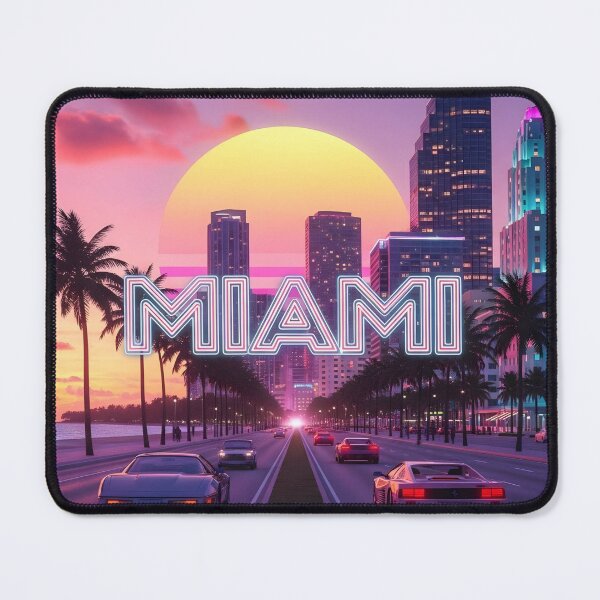 Item preview, Miami retro designed and sold by RadiantGraphics.