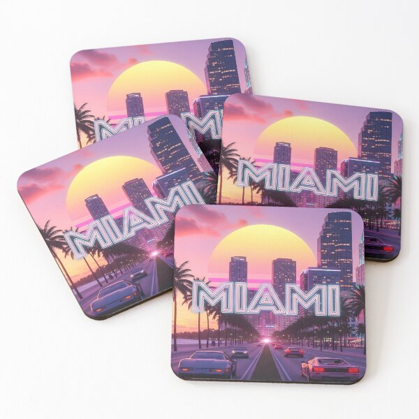 Item preview, Miami retro designed and sold by RadiantGraphics.