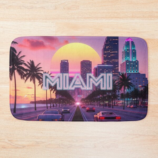 Item preview, Miami retro designed and sold by RadiantGraphics.