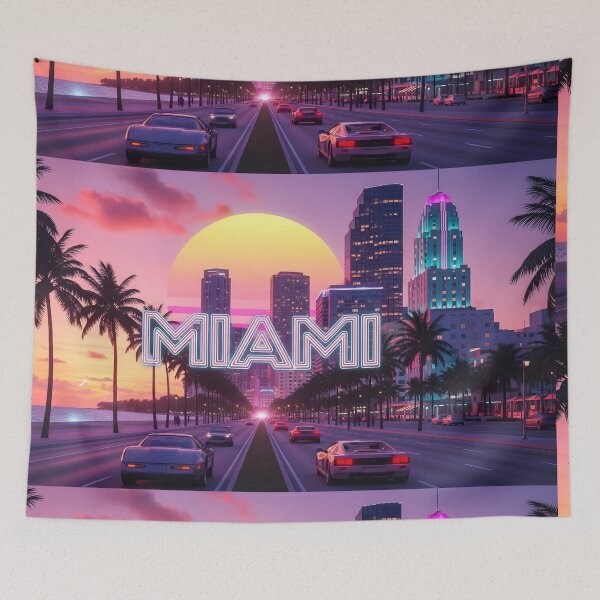 Item preview, Miami retro designed and sold by RadiantGraphics.