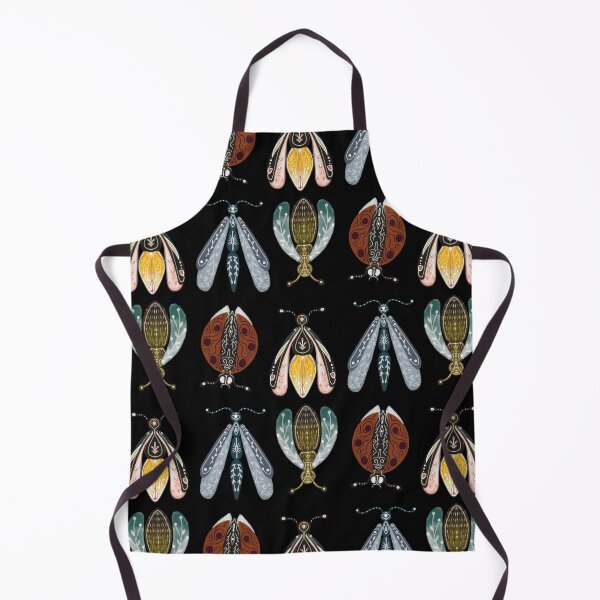 Item preview, Folklore insects, set of insects, bee, dragonfly, ladybug, firefly designed and sold by Dormitria.