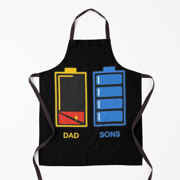 Item preview, Dad vs Sons Battery Energy Funny Fatherhood Humor Gift designed and sold by w66aboo.