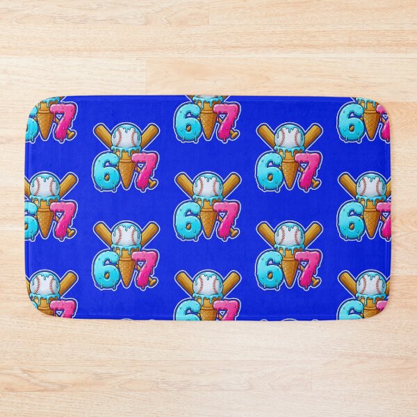 Item preview, Baseball Ice Cream Drip Home Plate 67  designed and sold by WoodburyLake.