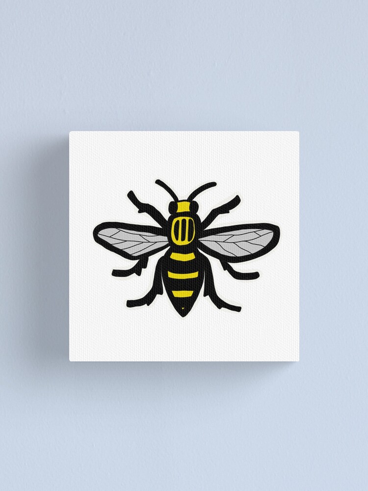 "A Manchester Bee" Canvas Print by trobertsonart Redbubble
