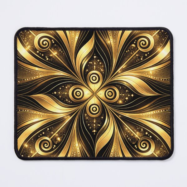 Item preview, Opulent Golden Floral Mandala designed and sold by nyhhhh.