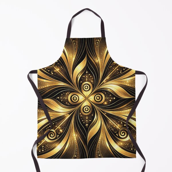 Item preview, Opulent Golden Floral Mandala designed and sold by nyhhhh.
