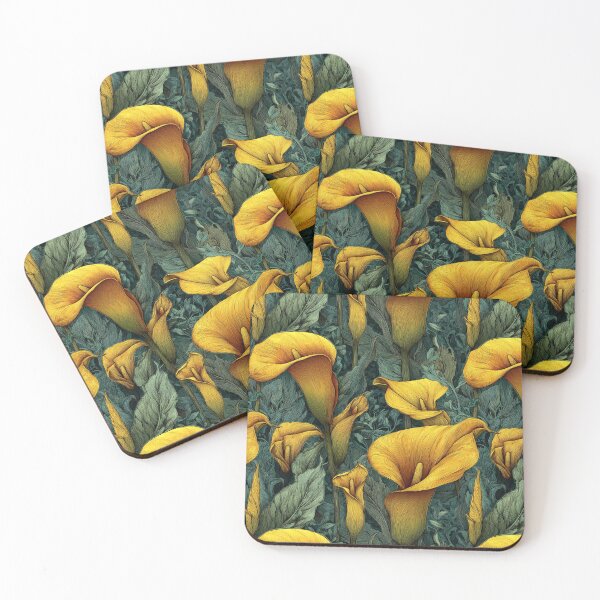 Item preview, Beautiful Calla Lilies Texture  - Flower Garden Pattern  - Wedding Anniversary Gifts designed and sold by RoyalStarsPatts.